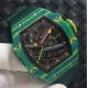 Richard Mille-RM67-02 Wayde van Niekerk DIW Green NTPT /NY Skeleton Dial on Green Strap VAF CRMA7