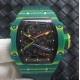 Richard Mille-RM67-02 Wayde van Niekerk DIW Green NTPT /NY Skeleton Dial on Green Strap VAF CRMA7