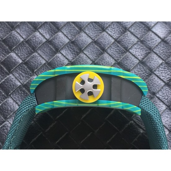 Richard Mille-RM67-02 Wayde van Niekerk DIW Green NTPT /NY Skeleton Dial on Green Strap VAF CRMA7