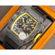Richard Mille - RM011-03 40mm Auto Flyback Chrono Forged NTPT Carbon Case Rubber Strap A7750 Super Clone