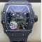 Richard Mille- RM12-01  NTPT Forged Carbon Case Skeleton dail with Rubber strap KVF Tourbillon