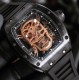 Richard Mille - RM52-01 42mm PVD Titanium Case Rose Gold Skull Skeleton Dial Tourbillon