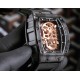 Richard Mille - RM52-01 42mm PVD Titanium Case Rose Gold Skull Skeleton Dial Tourbillon