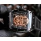 Richard Mille - RM52-01 42mm PVD Titanium Case Rose Gold Skull Skeleton Dial Tourbillon