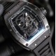 Richard Mille - RM52-01 42mm PVD Titanium Case Rose Black Skull Skeleton Dial Tourbillon
