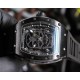 Richard Mille - RM52-01 42mm PVD Titanium Case Rose Black Skull Skeleton Dial Tourbillon