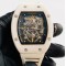 Richard Mille - RM17-01 White Ceramic Case Black Skeleton Dial Manual Tourbillon Movement