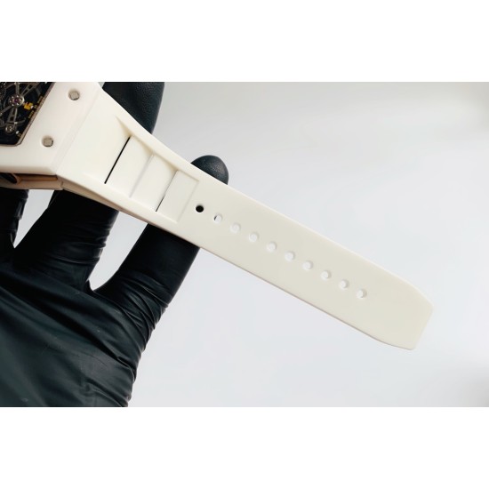 Richard Mille - RM17-01 White Ceramic Case Black Skeleton Dial Manual Tourbillon Movement