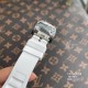 Richard Mille - RM055 Real NTPT Skeleton Blue Dial On White Rubber Strap YSF RMUL2