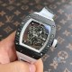 Richard Mille - RM055 Real NTPT Skeleton White Dial On White Rubber Strap YSF RMUL2