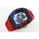 Richard Mille - RM055 NTPT/RU Black Rehuat On Red Rubber Strap ZF RMUL2 Super Clone