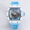 Richard Mille - RM055 43mm White Cer/RU Skeleton Dial BBR RMUL2 Super Clone