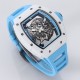Richard Mille - RM055 43mm White Cer/RU Skeleton Dial BBR RMUL2 Super Clone