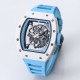 Richard Mille - RM055 43mm White Cer/RU Skeleton Dial BBR RMUL2 Super Clone