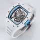 Richard Mille - RM055 43mm White Cer/RU Skeleton Dial BBR RMUL2 Super Clone
