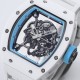 Richard Mille - RM055 43mm White Cer/RU Skeleton Dial BBR RMUL2 Super Clone