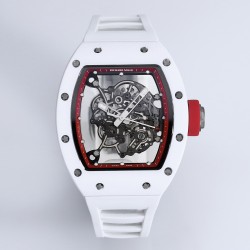Richard Mille - RM055 43mm White Cer/RU Skeleton Dial BBR RMUL2 Super Clone