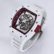 Richard Mille - RM055 43mm White Cer/RU Skeleton Dial BBR RMUL2 Super Clone