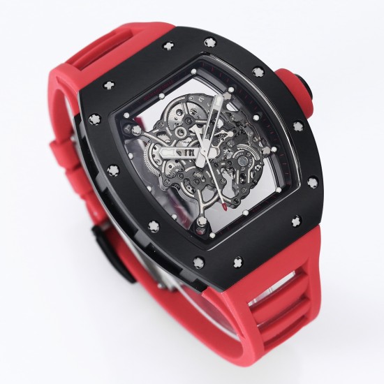 Richard Mille - RM055 43mm Black Cer/RU Skeleton Dial BBR RMUL2 Super Clone