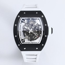 Richard Mille - RM055 43mm Black Cer/RU Skeleton Dial BBR RMUL2 Super Clone