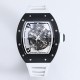 Richard Mille - RM055 43mm Black Cer/RU Skeleton Dial BBR RMUL2 Super Clone