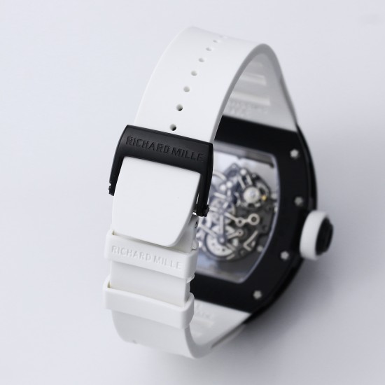 Richard Mille - RM055 43mm Black Cer/RU Skeleton Dial BBR RMUL2 Super Clone