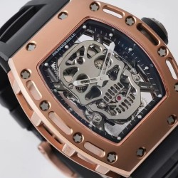 Richard Mille - RM052 Tourbillon Skull RG/RU Skeletion Dial EURF Tourbillon