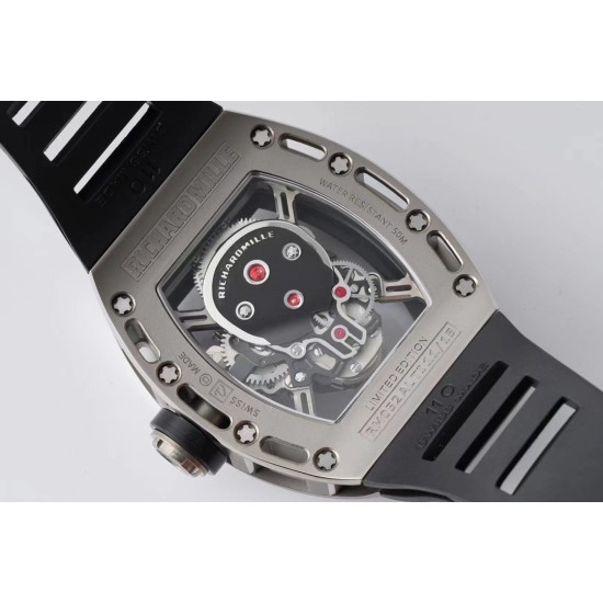 Richard Mille - RM052 Tourbillon Skull Titanium Case Rubber Strap  Skeleton Dial Tourbillon