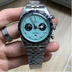 Tudor-Black Bay Chronograph 41mm SS/SS Tiffany Blue Dial ZF A7750