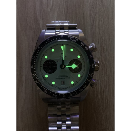 Tudor-Black Bay Chronograph 41mm SS/SS Tiffany Blue Dial ZF A7750