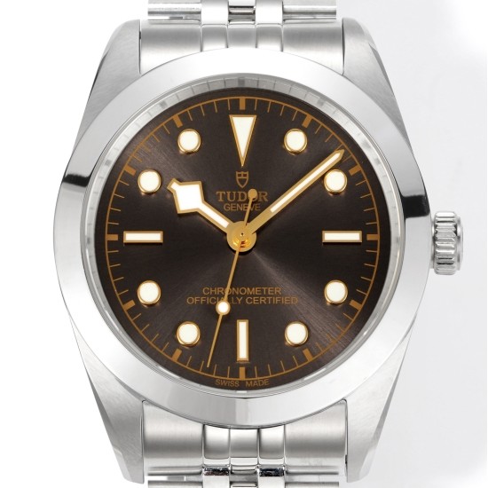 Tudor-Heritage Tudor-Black Bay 41 SS/SS Brown Dial 3TF Asia 2824 Automatic