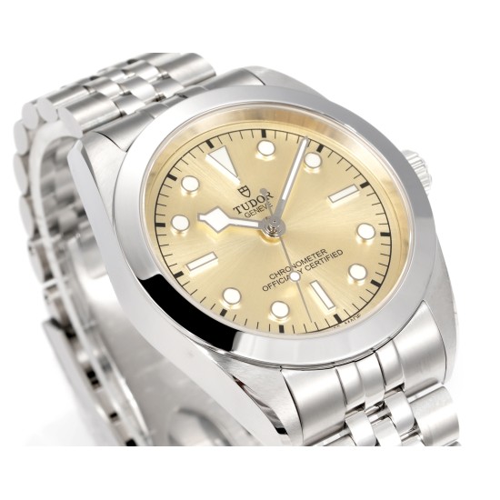 Tudor-Heritage Tudor-Black Bay 41 SS/SS Gold Dial 3TF Asia 2824 Automatic