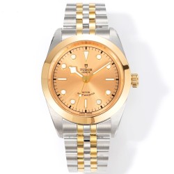 Tudor-Heritage Tudor-Black Bay 41 YG/SS Gold Dial 3TF Asia 2824 Automatic