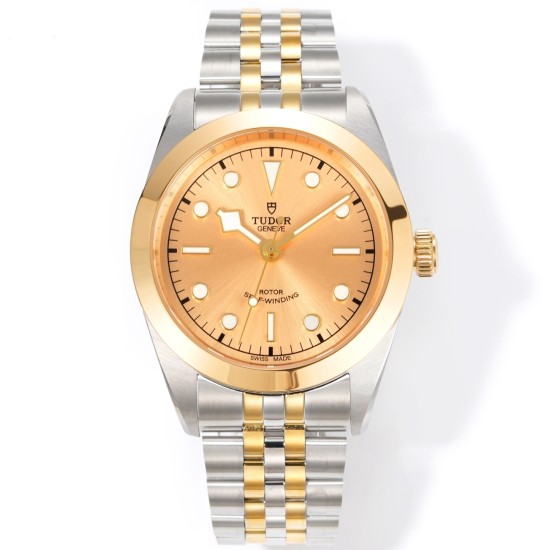 Tudor-Heritage Tudor-Black Bay 41 YG/SS Gold Dial 3TF Asia 2824 Automatic