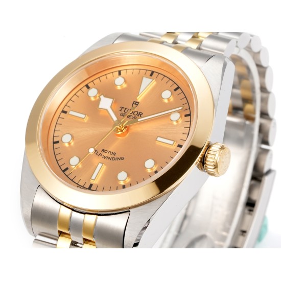 Tudor-Heritage Tudor-Black Bay 41 YG/SS Gold Dial 3TF Asia 2824 Automatic