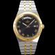 Tudor-Royal Day-Date 41mm SS/YG Black/Rmn V7F A2824