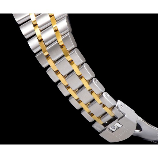 Tudor-Royal Day-Date 41mm SS/YG Black/Dia V7F A2824