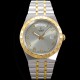 Tudor-Royal Day-Date 41mm SS/YG Silver/Rmn V7F A2824