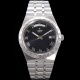 Tudor-Royal Day-Date 41mm SS/SS Black/Rmn V7F A2824