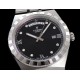 Tudor-Royal Day-Date 41mm SS/SS Black/Dia V7F A2824