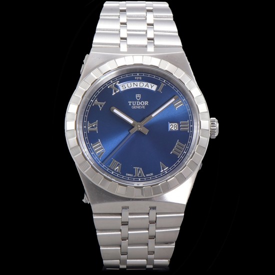 Tudor-Royal Day-Date 41mm SS/SS Blue/Rmn V7F A2824