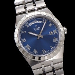 Tudor-Royal Day-Date 41mm SS/SS Blue/Rmn V7F A2824