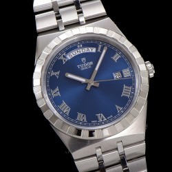 Tudor-Royal Day-Date 41mm SS/SS Blue/Rmn V7F A2824