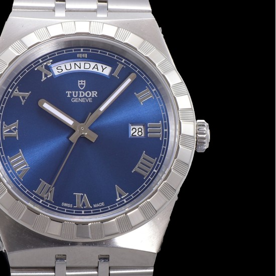 Tudor-Royal Day-Date 41mm SS/SS Blue/Rmn V7F A2824