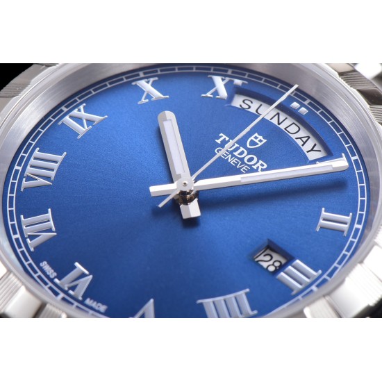 Tudor-Royal Day-Date 41mm SS/SS Blue/Rmn V7F A2824