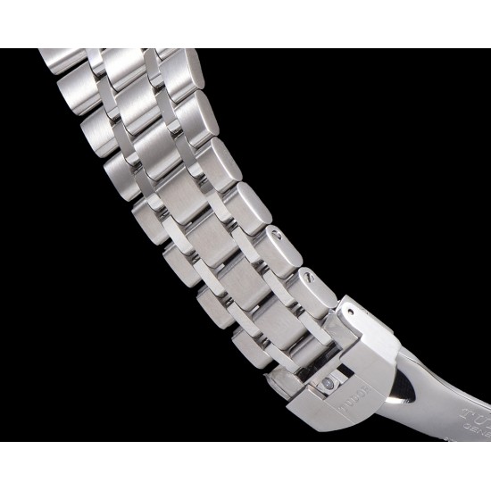 Tudor-Royal Day-Date 41mm SS/SS Silver/Rmn V7F A2824