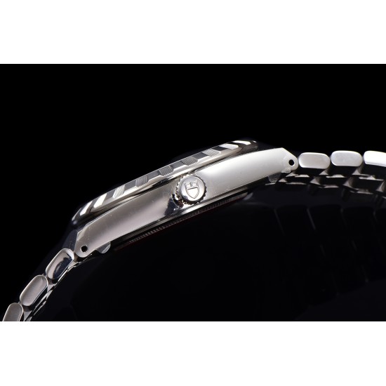 Tudor-Royal Day-Date 41mm SS/SS Silver/Rmn V7F A2824