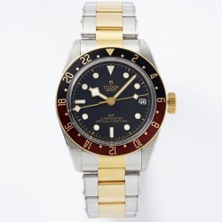 Tudor-Heritage Tudor-Black Bay 41mm M79833MN-0001 GMT SS/YG Black Dial ZF Asia 2836 Automatic