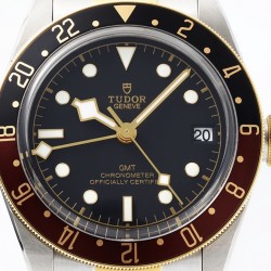 Tudor-Heritage Tudor-Black Bay 41mm M79833MN-0001 GMT SS/YG Black Dial ZF Asia 2836 Automatic