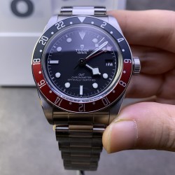 Tudor-Heritage Tudor-Black Bay 41mm GMT Basel 2018 SS/SS Black ZF Asia 2836